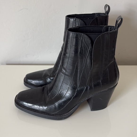 Black Ankle Booties - Picture 3 of 7